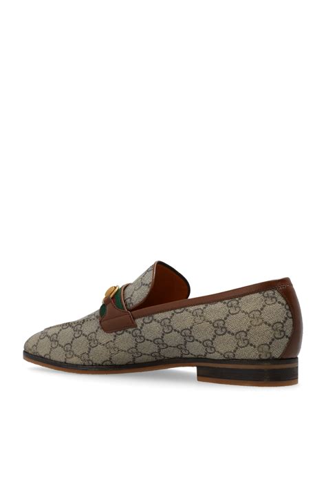 suit with gucci loafers|gucci loafers men monogram.